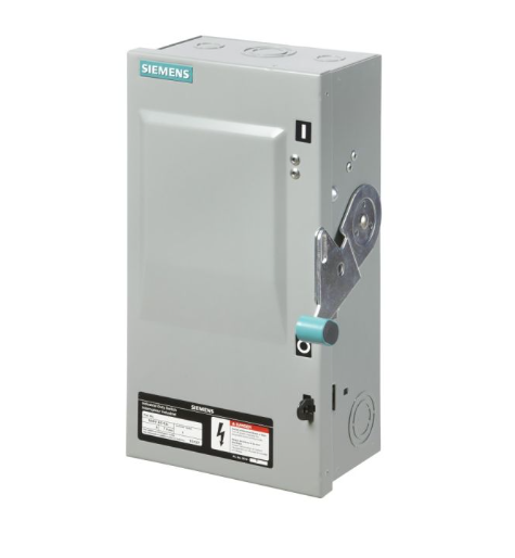 ID361 Siemens Industrial Duty Safety Switch, Fusible, 3 Poles, 600V, 30A ** Special Sale **