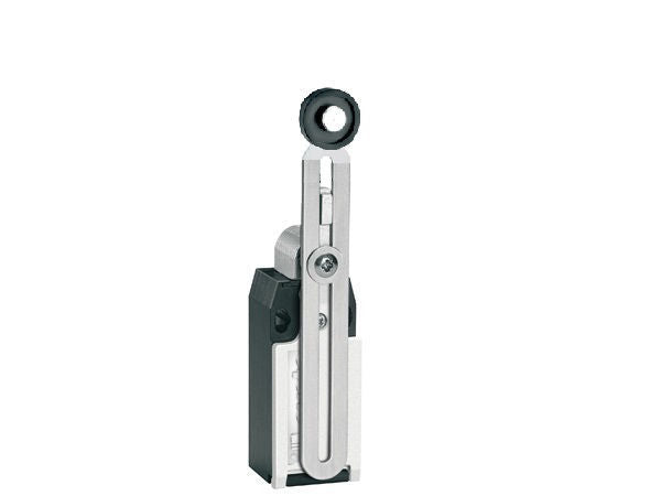 PLASTIC ADJUST. ROLLER LEVER 1NO+1NC NARROW METAL BODY