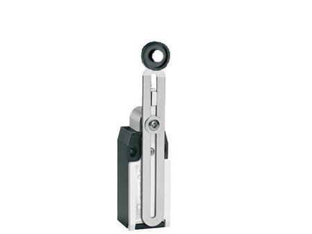 PLASTIC ADJUST. ROLLER LEVER 1NO+1NC NARROW METAL BODY