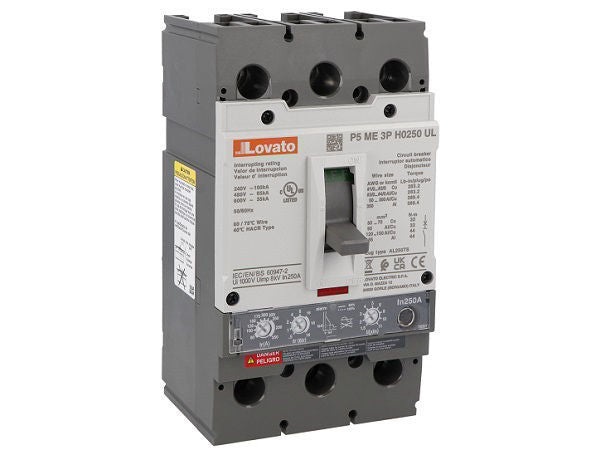 MOULDED CASE CIRCUIT BREAKER UL 489 3P 80-250A 600V 35kA