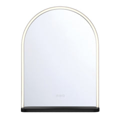 Eurofase Serin 24" x 32" LED Mirror, Satin Nickel-Black Mix, front view