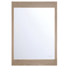Eurofase Mogano 30" x 42" LED Mirror, White Oak, front view