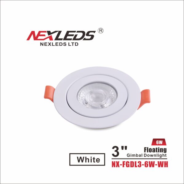 A photo of a , by NX-FGDL3-6W-WH - NEXLEDS eCommerce - Maple Electric Supply in Canada