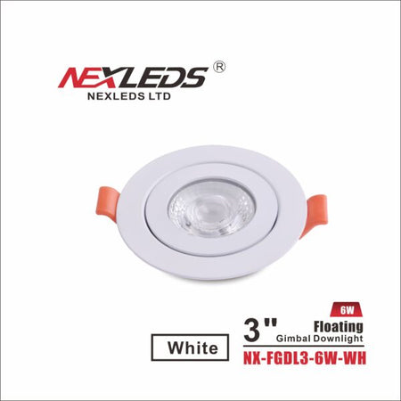 A photo of a , by NX-FGDL3-6W-WH - NEXLEDS eCommerce - Maple Electric Supply in Canada