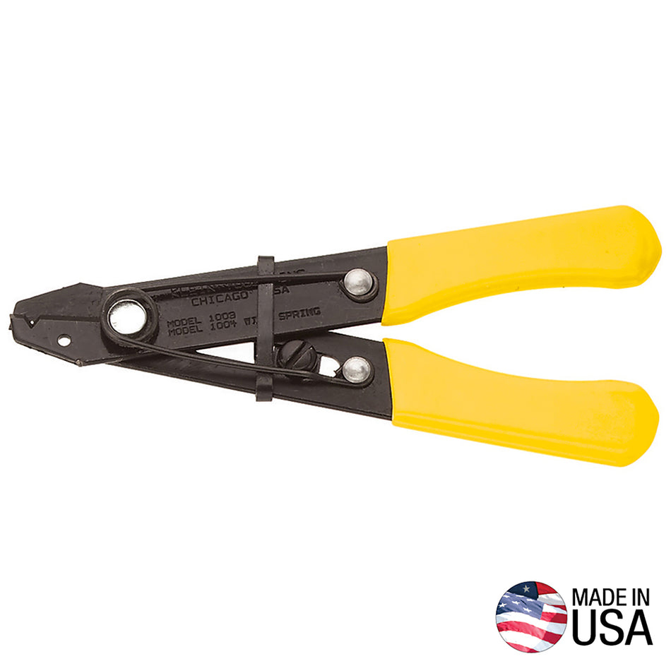 Klein Tools 1004 Wire Stripper and Cutter with Spring - detail view