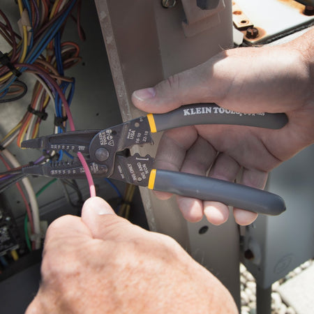 Klein-Kurve® Long-Nose Wire Stripper/Crimper