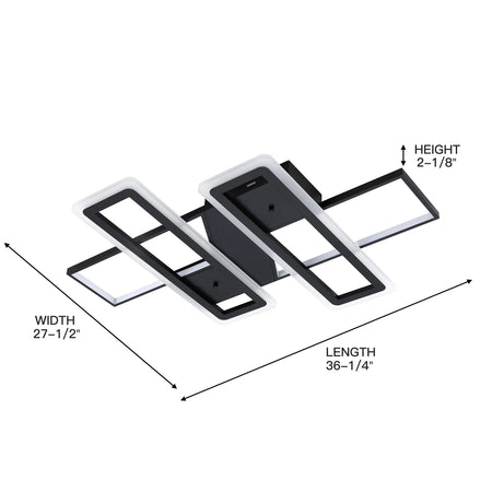 A photo of a , by 106002 MRCL060 LED Flush Mount Ceiling Light - MYTH REALM eCommerce - Maple Electric Supply in Canada