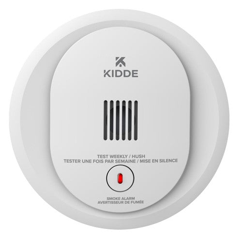 A photo of a , by 10SDR-CA DETECT Compact Smoke Alarm, AA Battery Powered - Kidde eCommerce - Maple Electric Supply in Canada