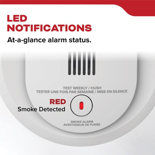 A photo of a , by 10SDR-CA DETECT Compact Smoke Alarm, AA Battery Powered - Kidde eCommerce - Maple Electric Supply in Canada