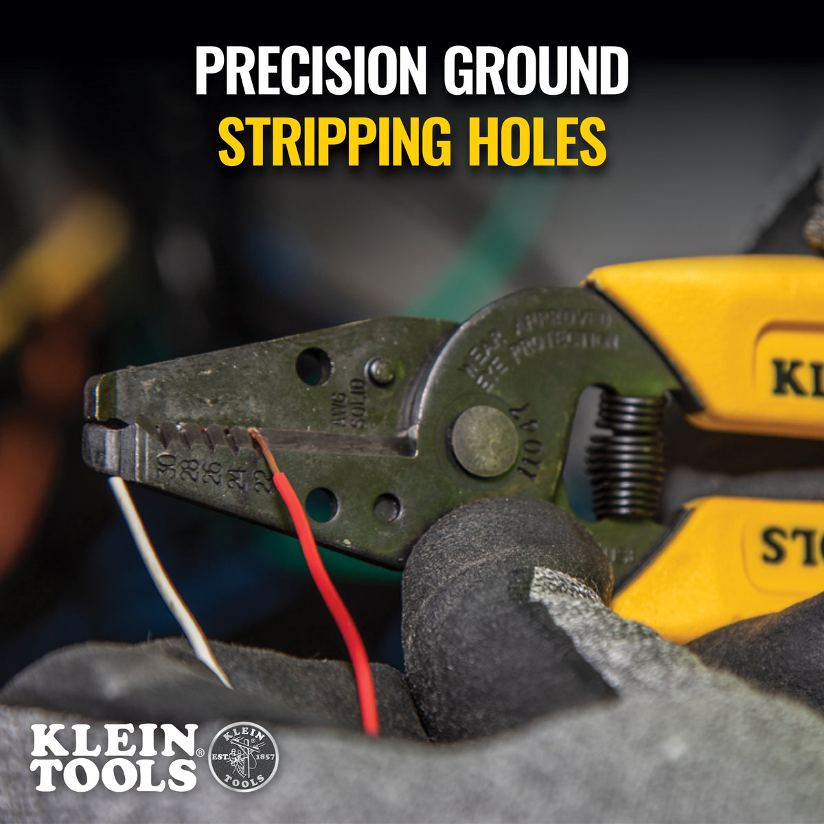 Wire Stripper/Cutter, 22-30 AWG Solid Wire