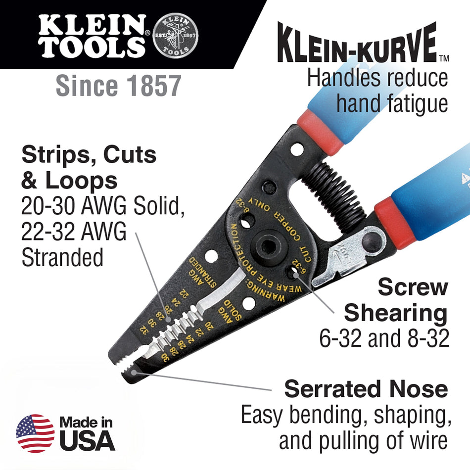 Klein-Kurve® Wire Stripper and Cutter