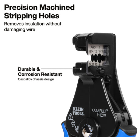 11063W Katapult® Wire Stripper & Cutter for Solid and Stranded Wire
