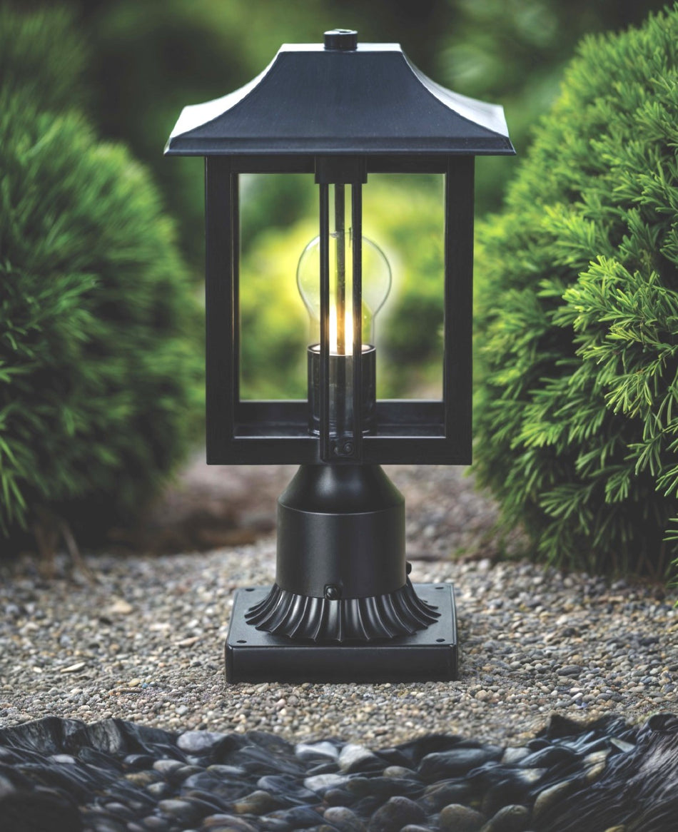 A photo of a , by Outdoor post Lamp Antique Pillar Lamp  MB2572-1G - LED4M eCommerce - Maple Electric Supply in Canada
