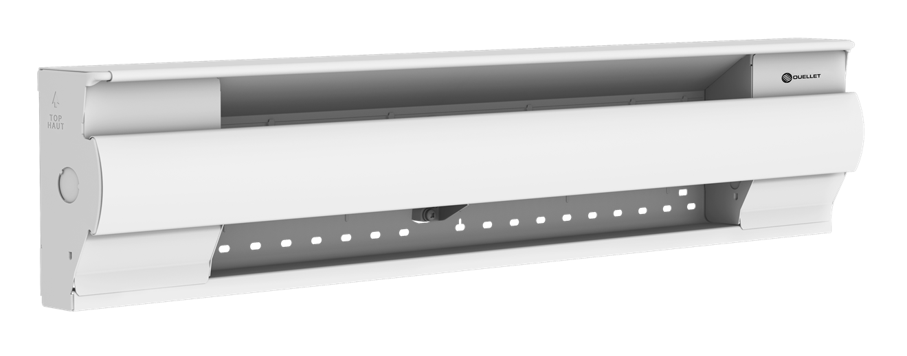 A photo of a , by OFM1252BL  OUELLET CANADA Baseboard Heater 1250W 120V WHITE - Ouellet eCommerce - Maple Electric Supply 