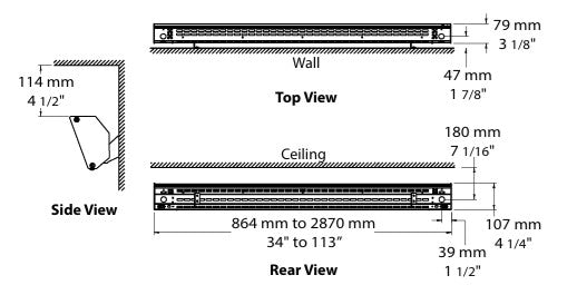 Ouellet 450W Radiant Cove Heater - Efficient Heating, Mat Black, , Ouellet - Maple Electric Supply 