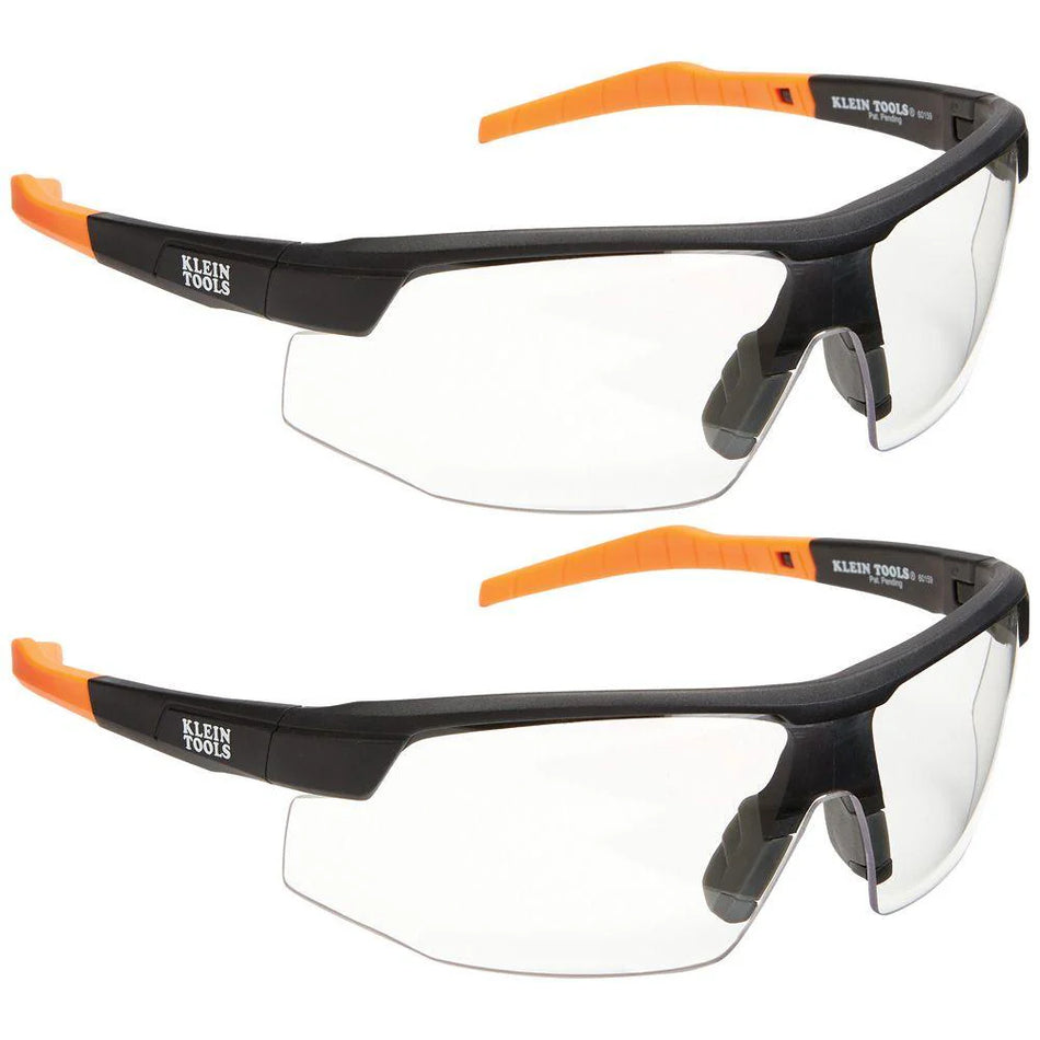 60171 Klein Tools Standard Safety Glasses, Clear Lens, 2-Pack, , Klein Tools - Maple Electric Supply 