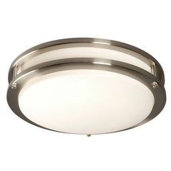A photo of a , by L650306BN26AC3C AC LED 15-3/4" CEIL BN26W 3CCT - Galaxy Lighting eCommerce - Maple Electric Supply 