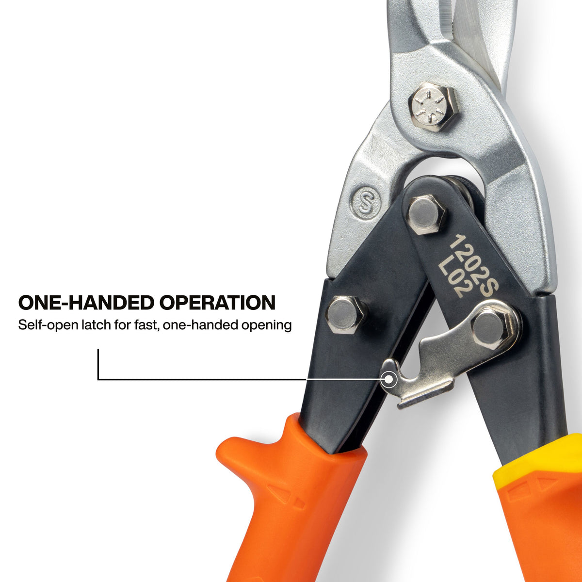 Klein Aviation Snips with Wire Cutter, Straight