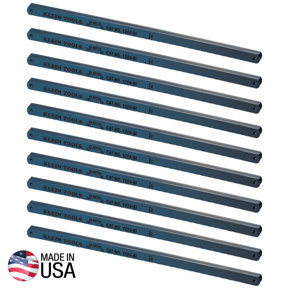 Bi-Metal Blades, 12-Inch, 24 TPI, 100-Pack