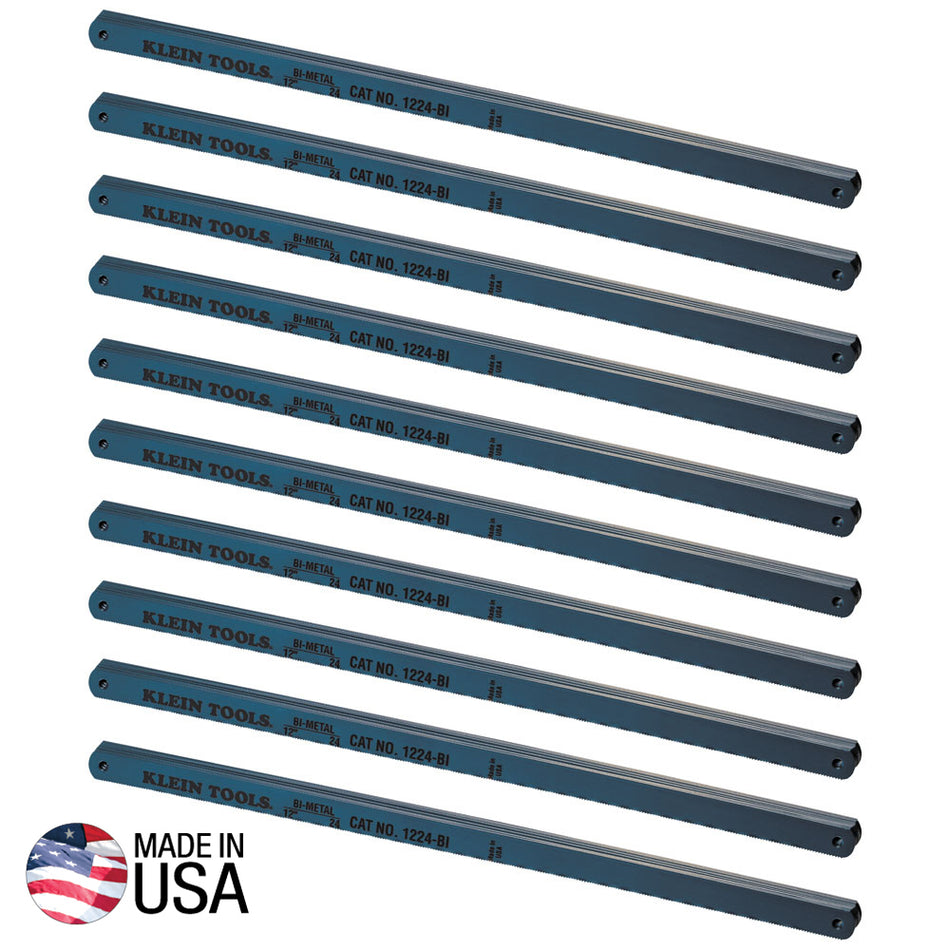 Bi-Metal Blades, 12-Inch, 24 TPI, 100-Pack