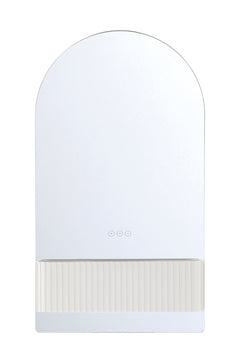 Eurofase Erabel 20" x 36" Mirror, Onyx White, front view