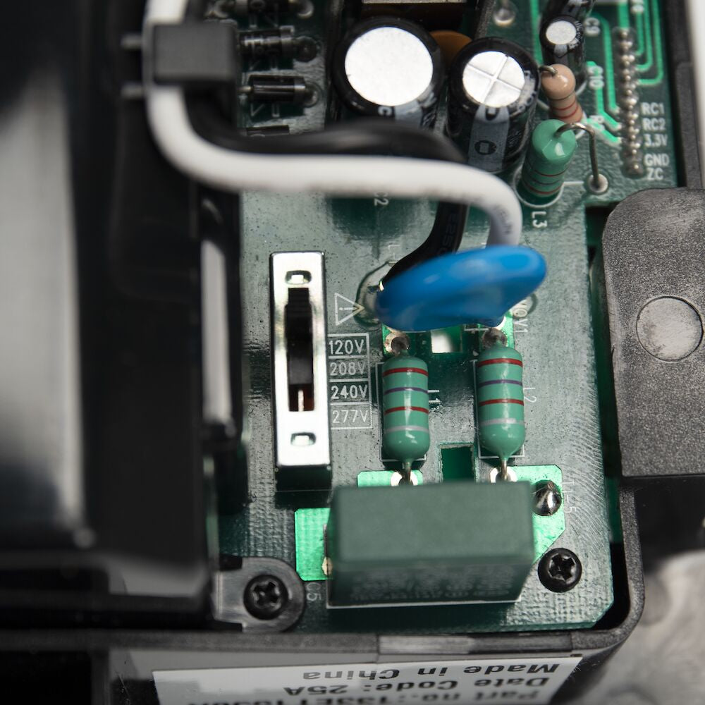 A photo of a Timer, by Intermatic ET8215C - Astronomic 7-Day 2-Circuit Electronic Control, 120-277 VAC, 2-SPST, Indoor Metal Enclosure - Intermatic eCommerce - Maple Electric Supply in Canada