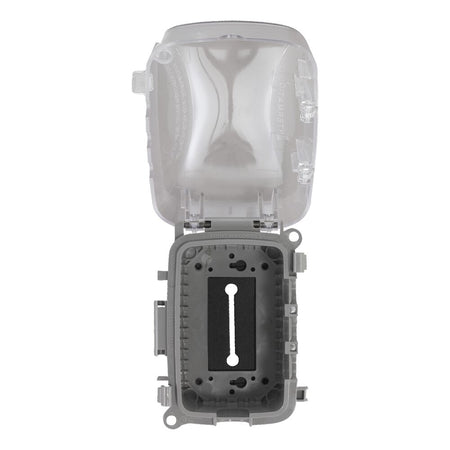 A photo of a WEATHERPROOF COVER, by Intermatic WP5100C - Extra-Duty Plastic In-Use Weatherproof Cover, Single-Gang, Vrt/Hrz, 2.75" Clear - Intermatic eCommerce - Maple Electric Supply in Canada