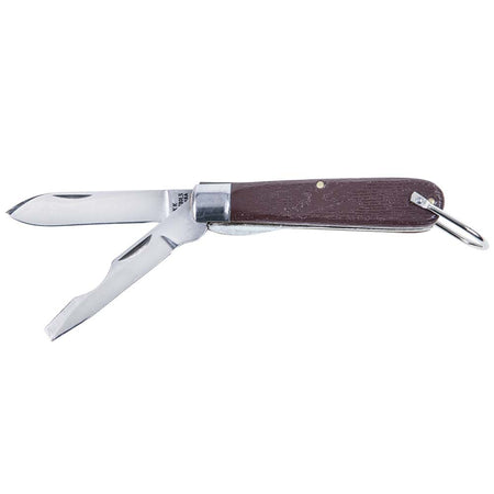 2 Blade Pocket Knife, Steel, 2-1/2-Inch
