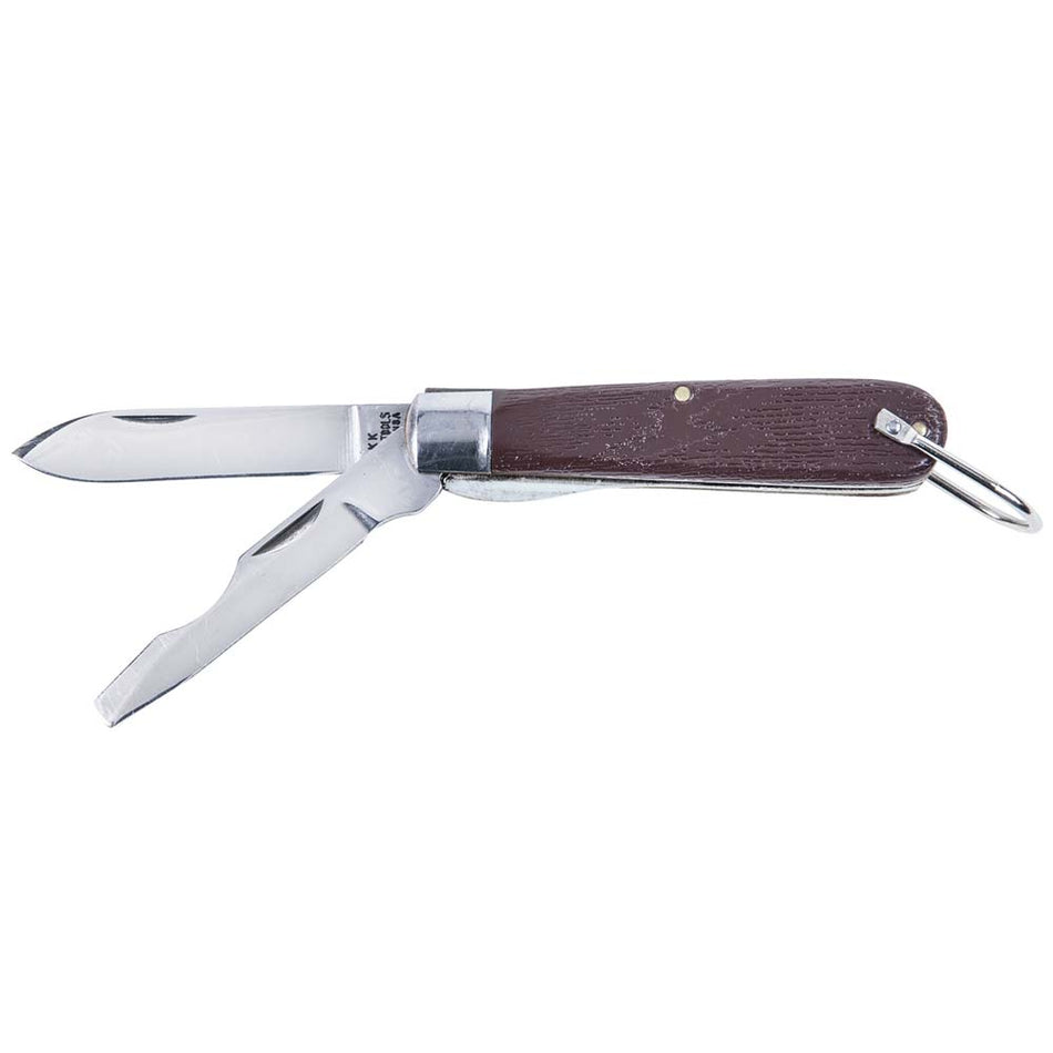 Klein Tools 1550-2 2 Blade Pocket Knife, Steel, 2-1/2-Inch - additional view
