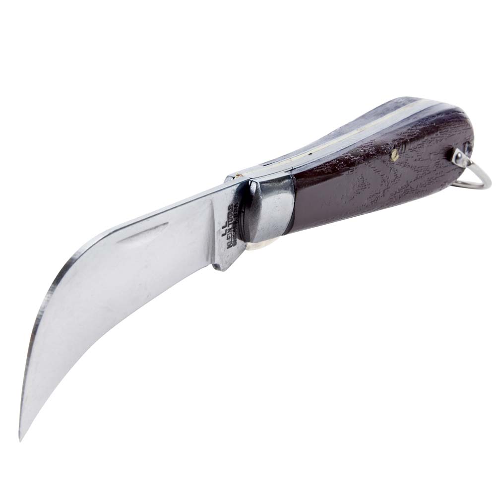 Klein Tools 1550-4 Pocket Knife, Carbon Steel Hawkbill Slitting Blade - additional view