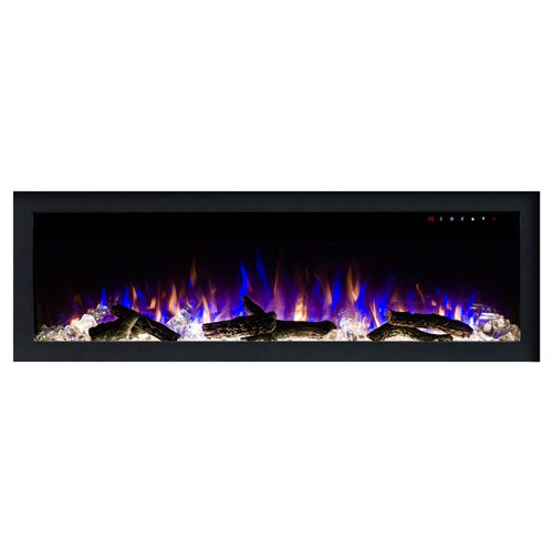 LEDFP-72BIF 72" built-in electric fireplace equipped with overheat protection device, , Ortech - Maple Electric Supply 