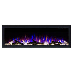 LEDFP-72BIF 72" built-in electric fireplace equipped with overheat protection device, , Ortech - Maple Electric Supply 