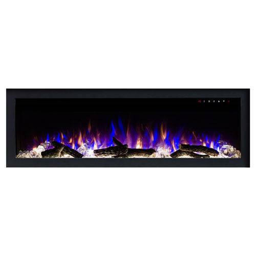 LEDFP-52BIF 52" built-in electric fireplace equipped with overheat protection device, , Ortech - Maple Electric Supply 