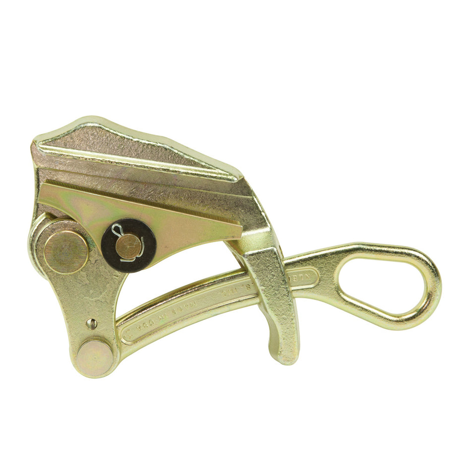 Parallel Jaw Grip for Coated Guy Strand