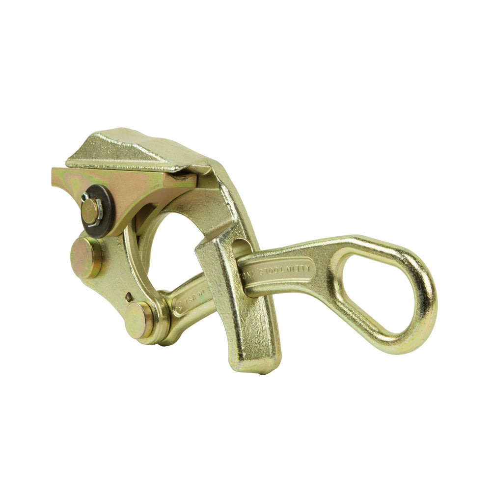 Parallel Jaw Grip for Coated Guy Strand