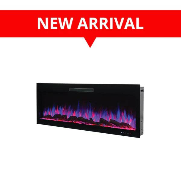 FP-SS-50 LED FIREPLACE 50" wall mounted and built-in style fireplace, , Ortech - Maple Electric Supply 