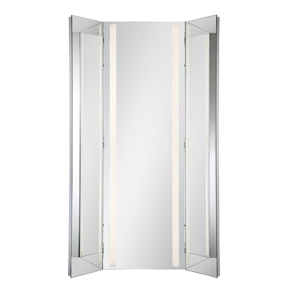 Eurofase Trias 44" x 60" LED Mirror, Mirror, front view
