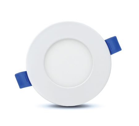 A photo of a , by SLIM3-5CCT 3'' Ultra Slim LED Downlight With Adjustable CCT - Ortech eCommerce - Maple Electric Supply in Canada