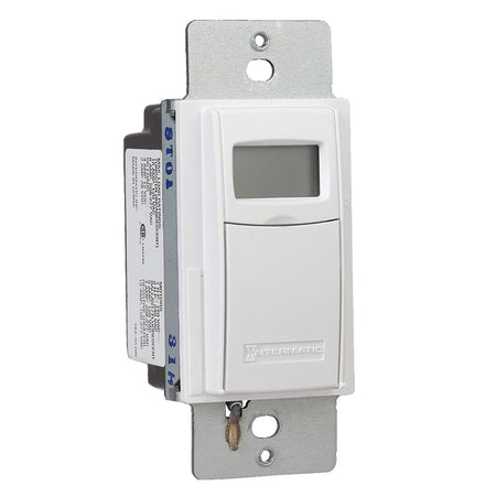 A photo of a Timer, by Intermatic ST01 7-Day Heavy-Duty Programmable Timer, 120-277 VAC, 15A, White - Intermatic eCommerce - Maple Electric Supply in Canada