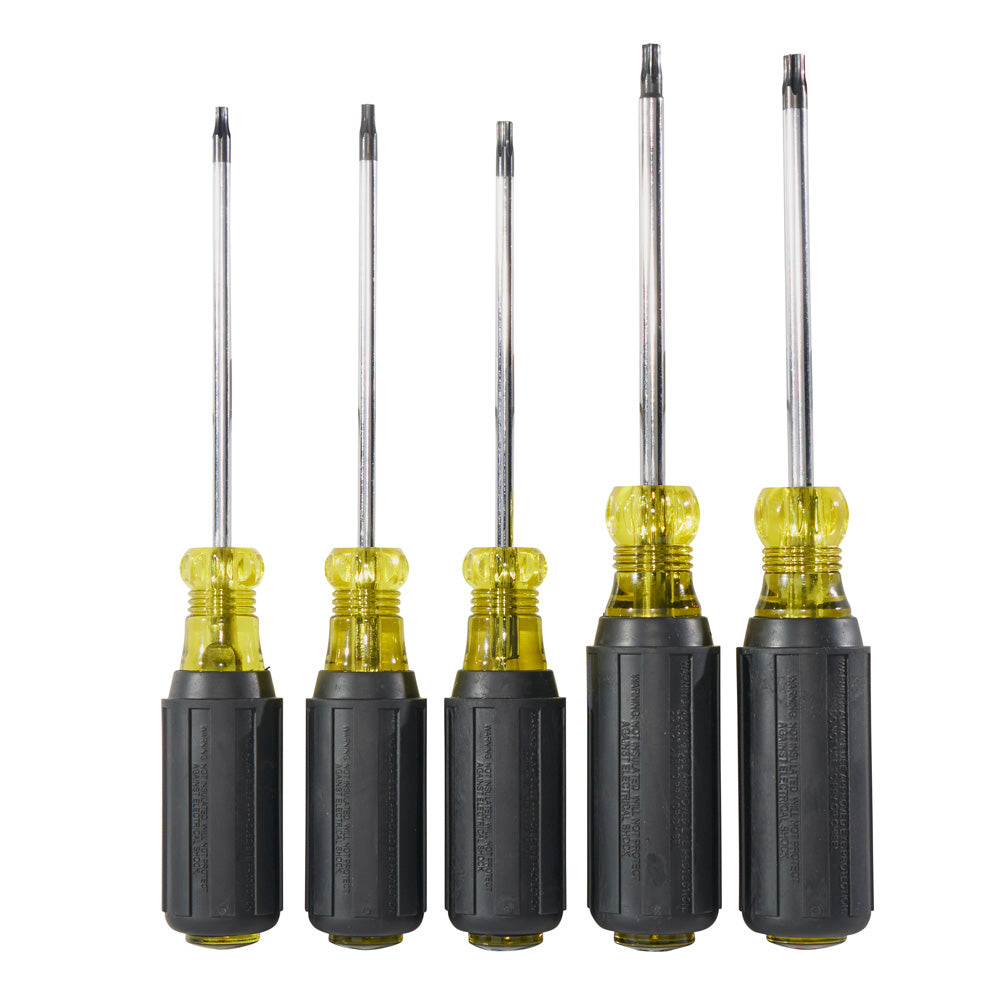 Klein Tools 19555 TORX® Cushion-Grip Screwdriver Set 5-Piece - alternate angle 1