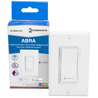 ABRA In-Wall Wi-Fi Smart Switch  SH-ABIWS1-WH - Maple Electric Supply 