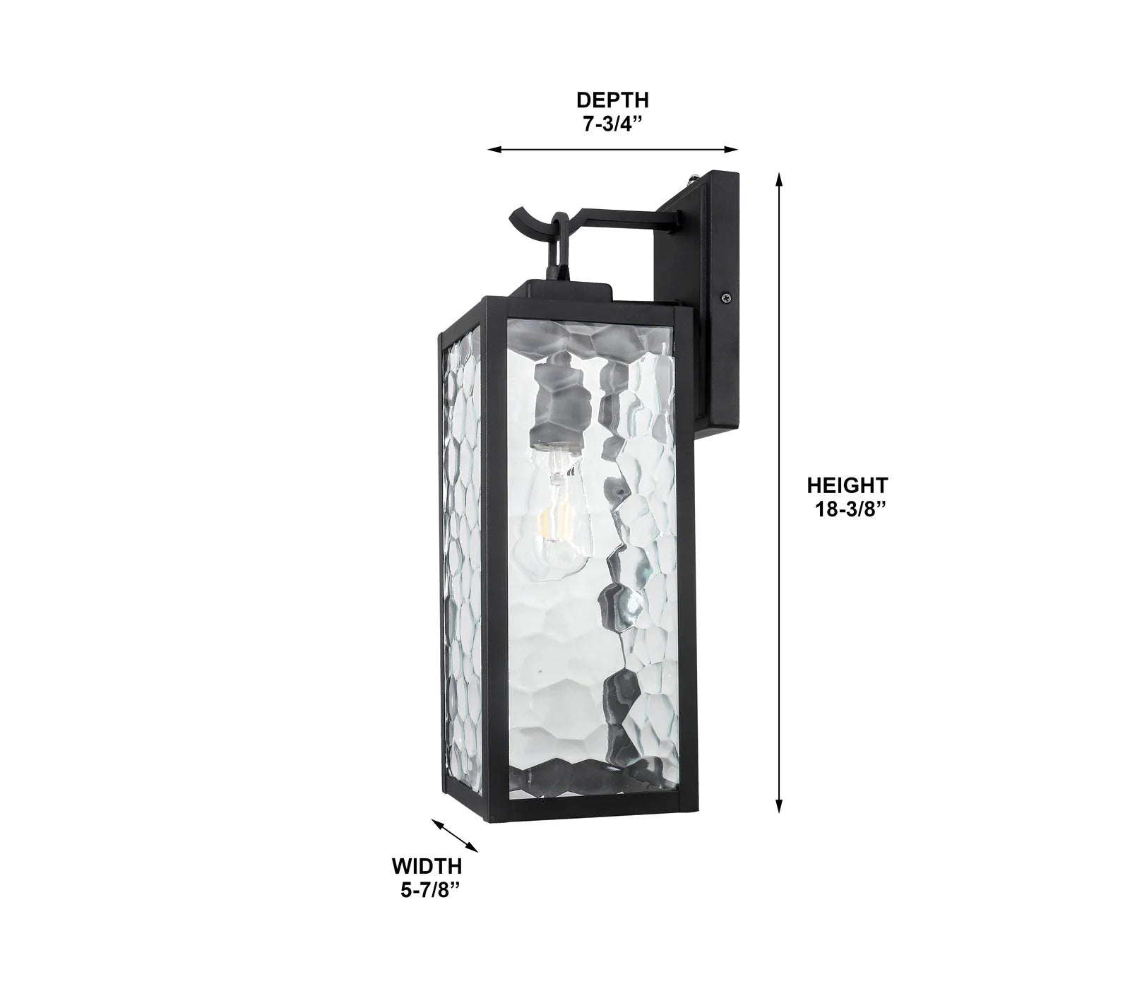 201602 MRCOT016 Outdoor Wall Light Size Options--Size18"