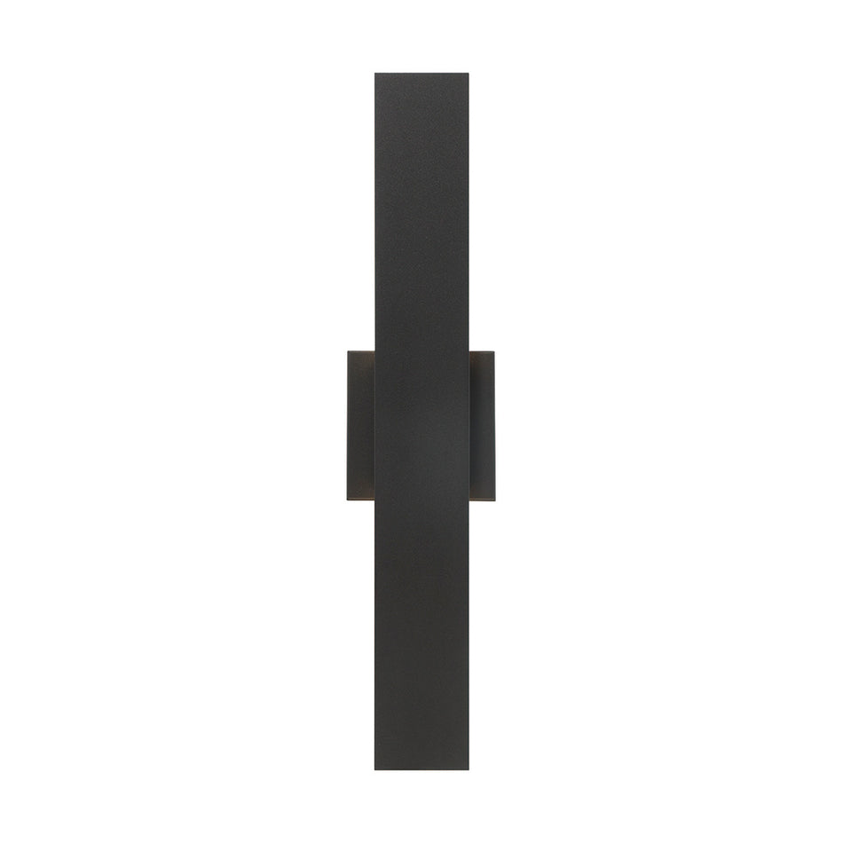 Eurofase Annette 23" LED Outdoor Wall Light, Powder Coat Black, front view