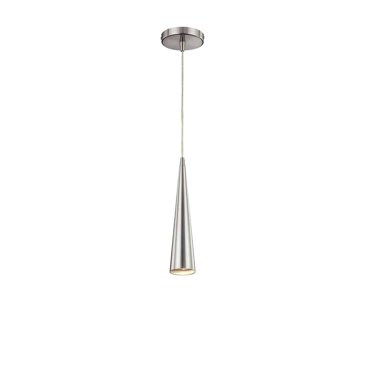 20444-020 SLIVER, 12IN MINI PENDANT, Chandeliers, Eurofase - Maple Electric Supply 