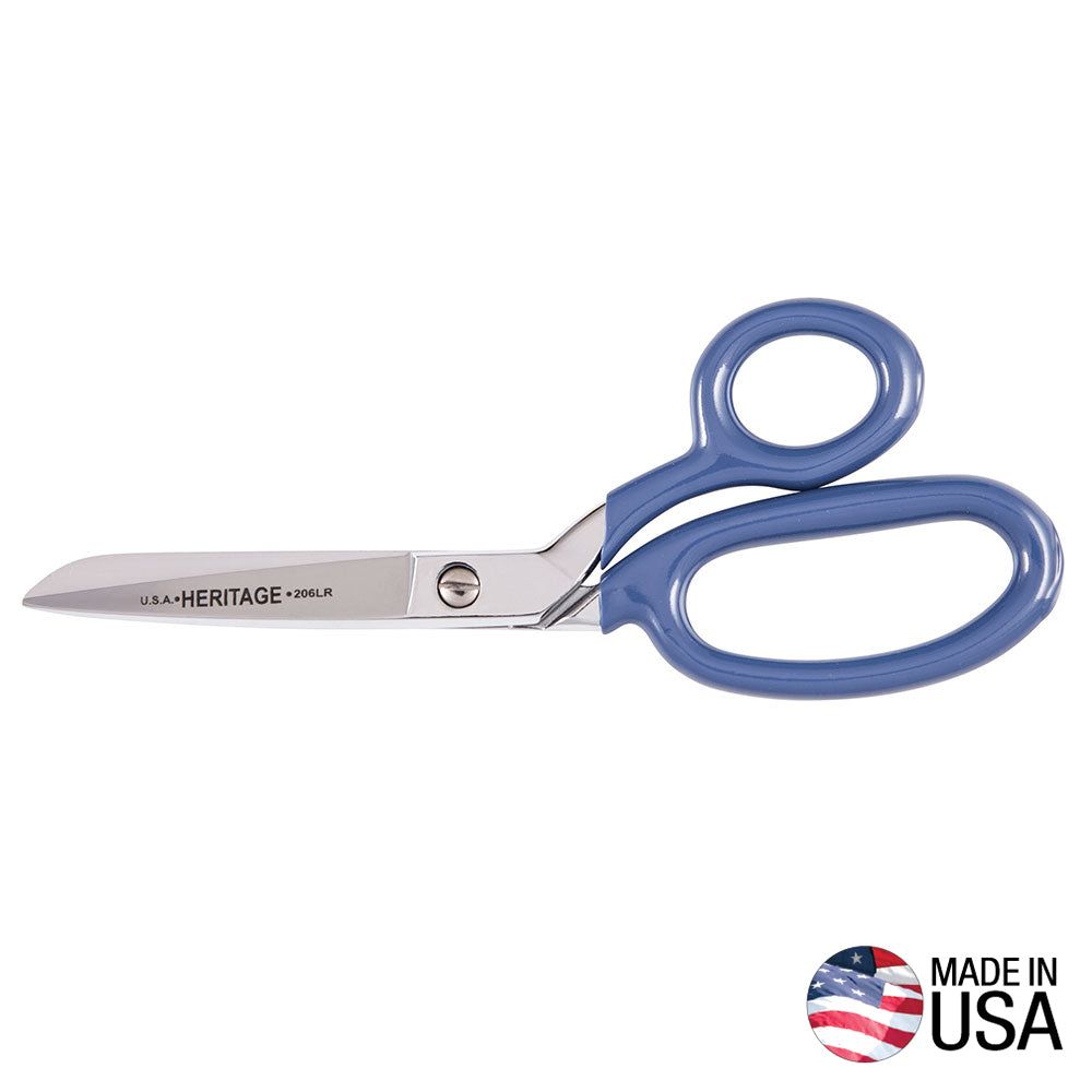 Bent Trimmer, Large Ring, Blue Coating, 7"