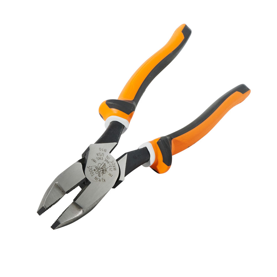 Klein Tools 2139NEEINS Side Cutting Pliers, Slim Handle, 9-Inch - alternate angle 2