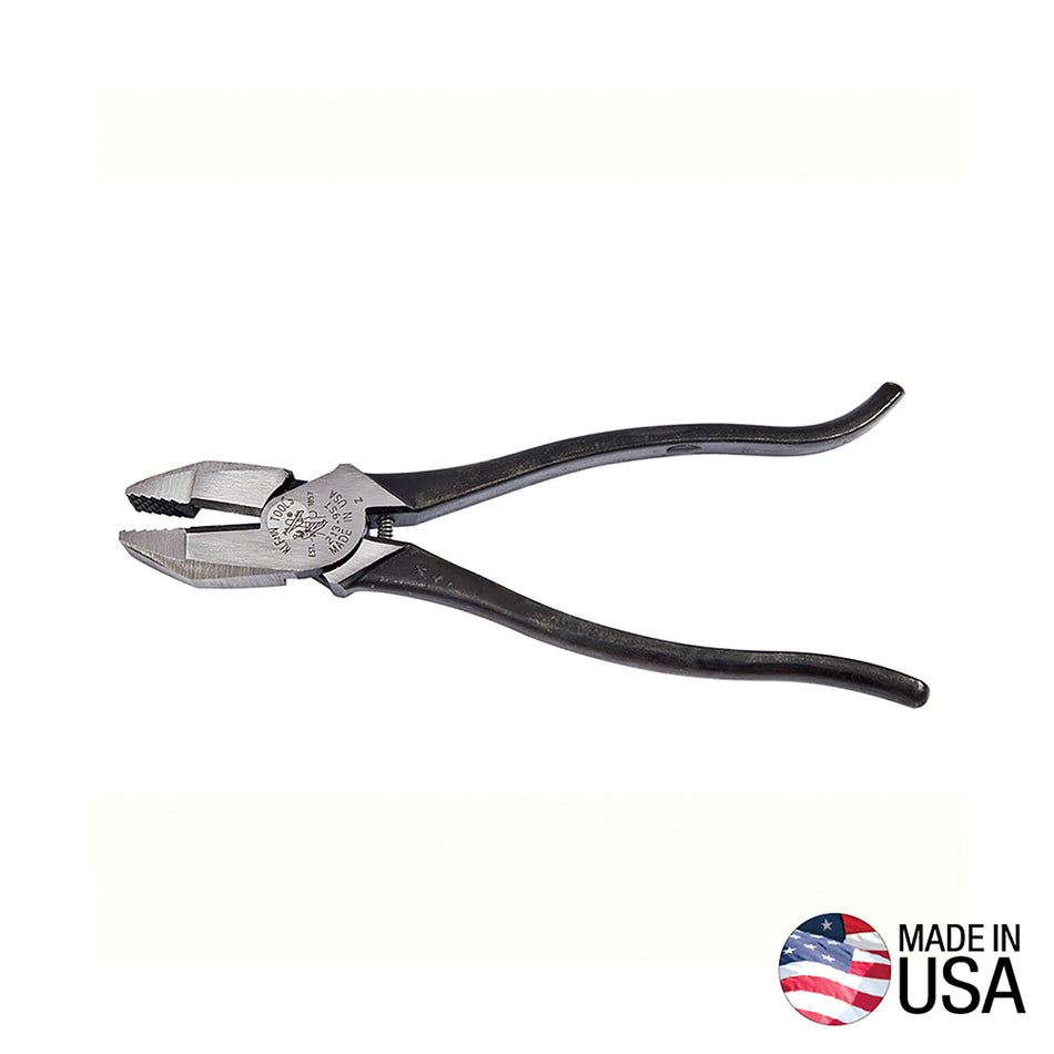 Rebar Work Pliers, Plain Handle, Spring Loaded