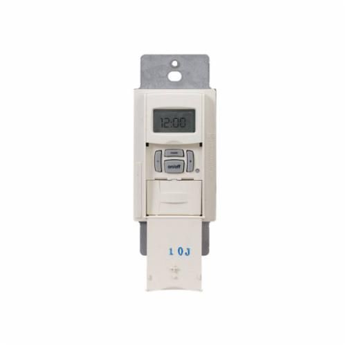 7-Day Heavy-Duty Programmable Timer, 120-277 VAC, 15A, Light Almond, Timer, Intermatic - Maple Electric Supply 