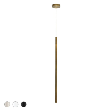 Eurofase Navada 36" LED Pendant, Brushed Brass, front view