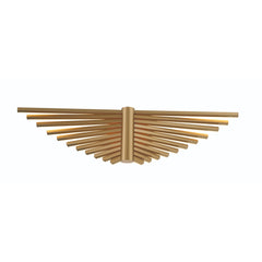 Eurofase Seraph 25" LED Wall Sconce, Gold, front view